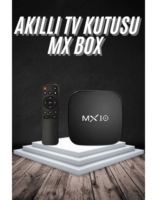 ® Akıllı TV kutusu Mx Box Android 7.1 TV kutusu 2.4G Wifi