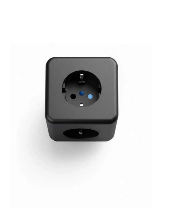 ® Akım ve Voltaj Korumalı Küp Priz 3 USB Destekli