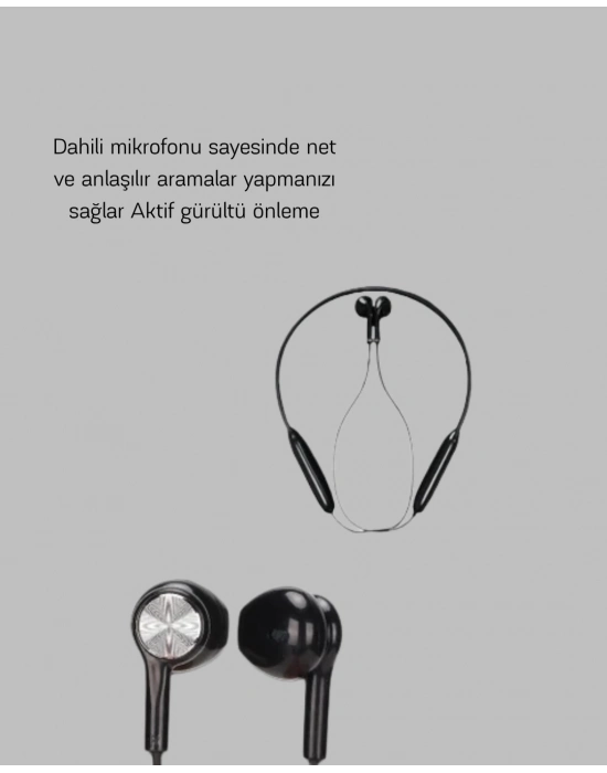 ® Aktif Gürültü Önlemeli Bluetooth Kulaklık – Dokunmatik Kontrol, Dahili Mikrofon, Yüksek Ses Kalitesi