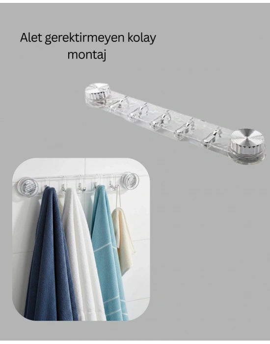 ® Aletsiz Montaj Vakumlu Yapışkanlı Askı Aparatı