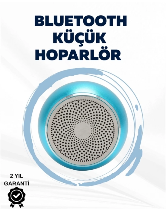 ® Alüminyum Gövdeli Mini Bluetooth Hoparlör – Dayanıklı ve Şık Tasarım