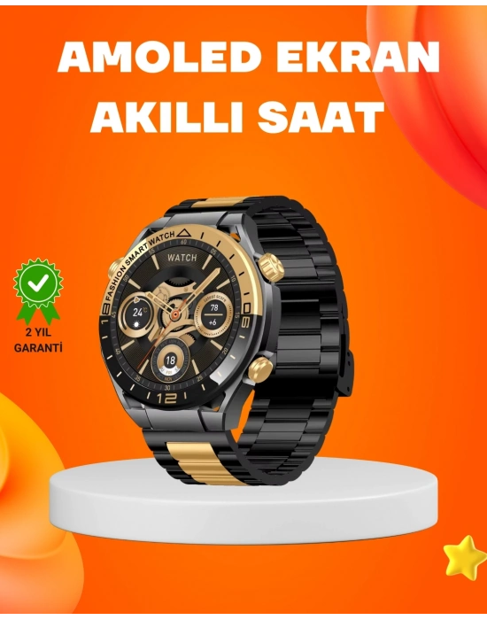 ® Amoled Akıllı Saat IP67 Su Geçirmez 3 Bileklikli Sağlık Takipli