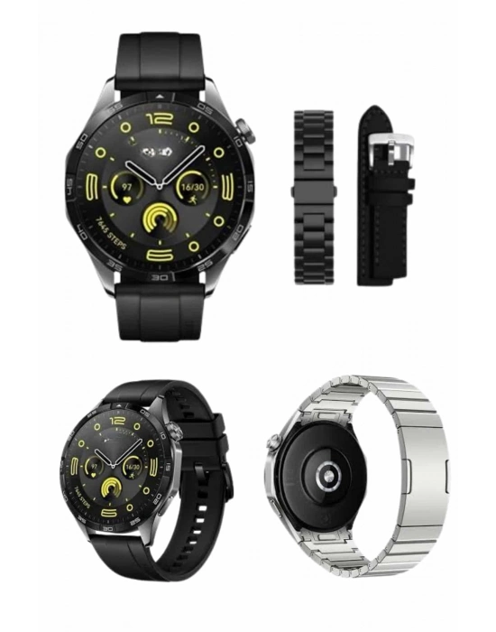 ® Amoled Ekran 3 Kordonlu Akıllı Saat 5.0 Bluetooth Bağlantılı Android ve İOS Uyumlu