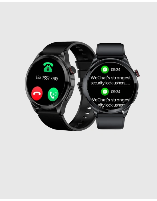 ® AMOLED Ekranlı Smartwatch – 3 Kordonlu, Kalp Atış & Uyku Takipli Akıllı Saat