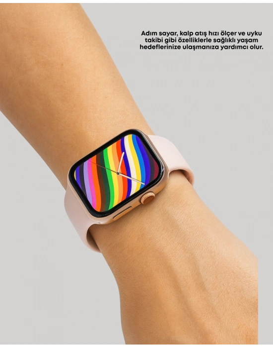 ® AMOLED Titreşimli Bildirimli Akıllı Saat