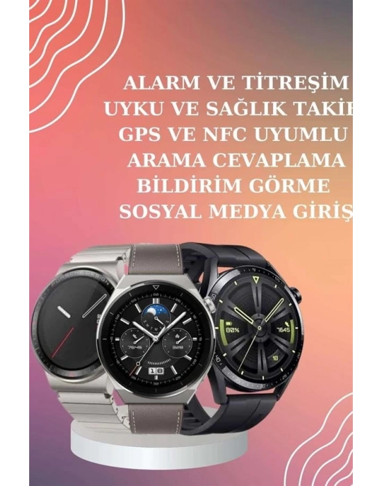 ® ANC Özellikli Bluetooth Kulaklık ve Amoled Ekran Akıllı Saat Uyku ve Sağlık Takibi Nabız Ölçer