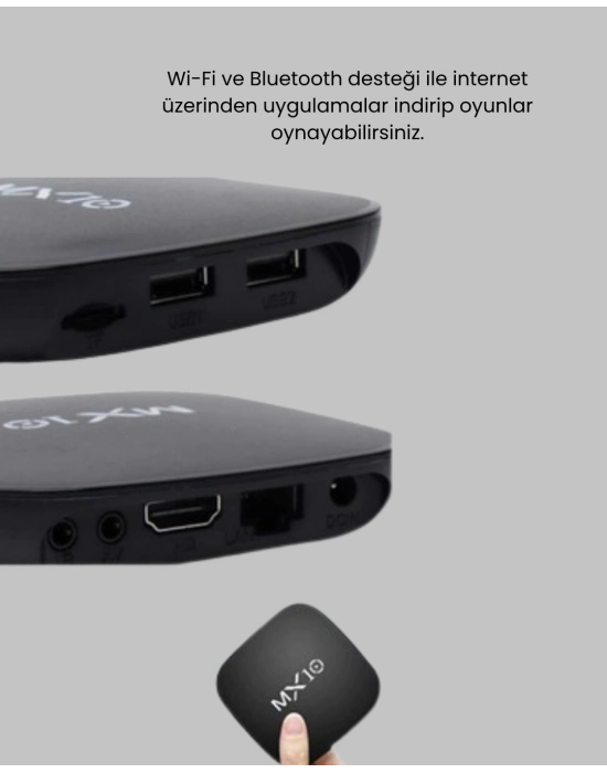 ® Android 4K TV Box – Wi-Fi, Bluetooth, Dolby Ses, 60 FPS Ultra HD