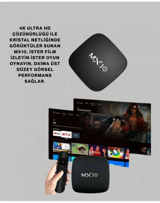 ® Android Tabanlı Akıllı Medya Oynatıcı – 4 Çekirdekli İşlemci, Ekran Yansıtmalı