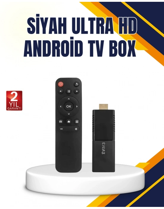 ® Android TV Stick 4K Ultra HD Görüntü Destekli