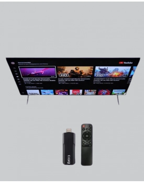 ® Android TV Stick 4K Ultra HD Görüntü Destekli