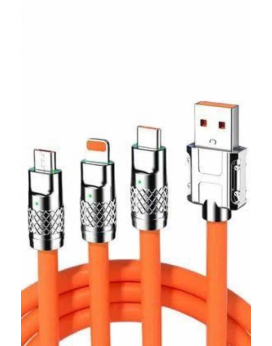 ® Android ve İOS Uyumlu 180 Derece Type-c Şarj Kablosu