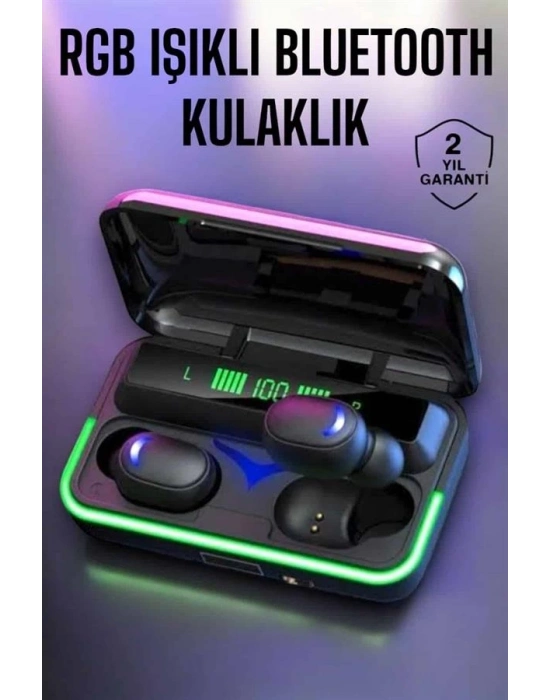 ® Android Ve İOS Uyumlu Bluetooth Bağlantılı Powerbankli Kulaklık