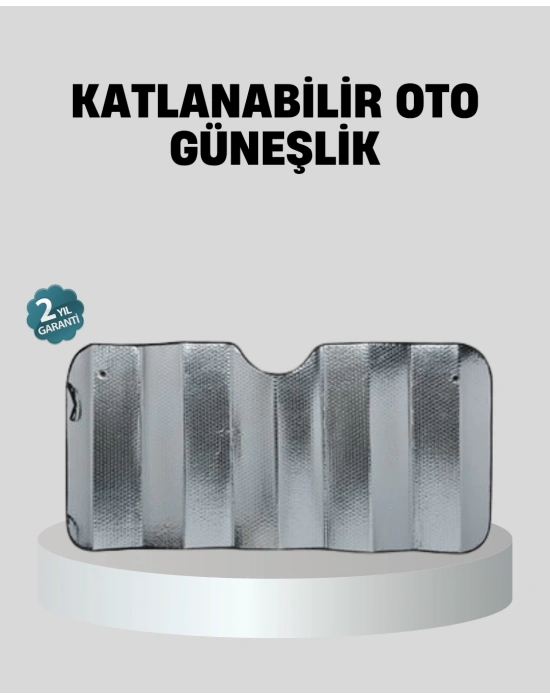 ® Araba Güneşliği Alüminyum Yansıtıcı Yüzeyle Etkili Isı Koruması