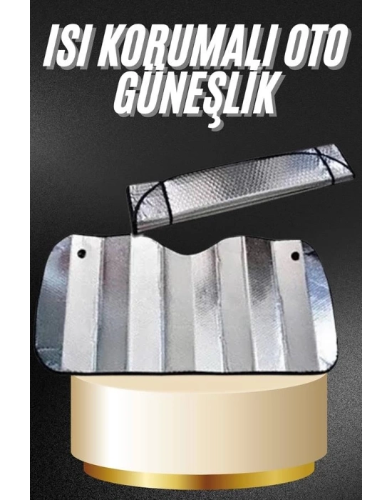® Araba Ön Cam Güneşliği Katlanabilir Oto Güneşlik Tüm Araç Modellerine Uygun