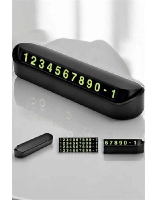 ® Araba Park Numaratörü Araç İçi Numaralık Değiştirilebilir Çevirmeli Mini