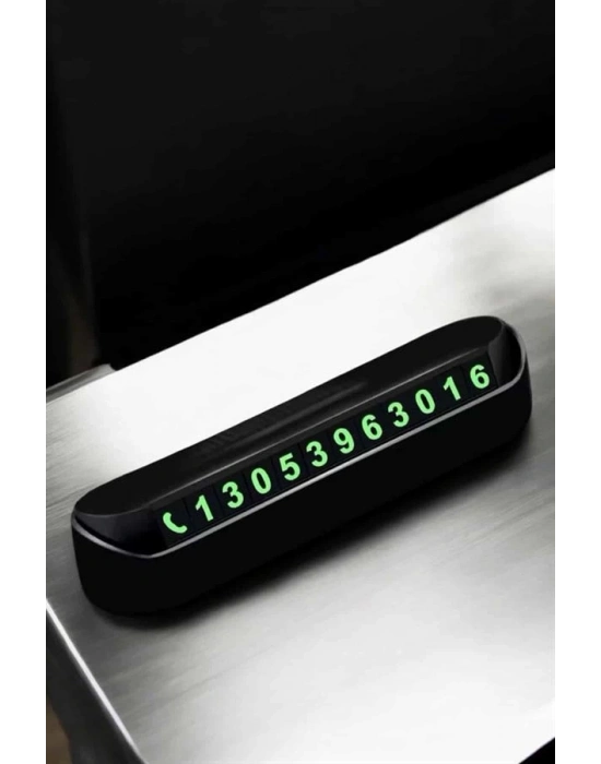 ® Araba Park Numaratörü Araç İçi Numaralık Değiştirilebilir Çevirmeli Mini