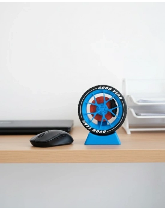 ® Araba Tutkunlarına Özel Jant Tasarımlı Masa Dekoru