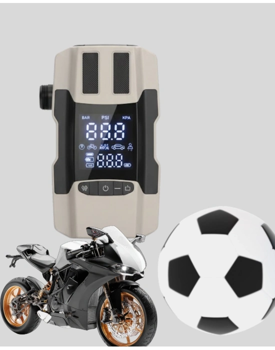 ® Araç Akü Takviye Cihazı ve Lastik Şişirme Pompası 12.000 mAh