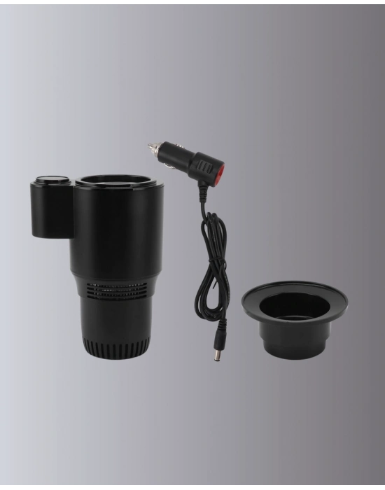 ® Araç İçi Akıllı Bardaklık Isıtıcı Soğutucu Dijital Ekranlı