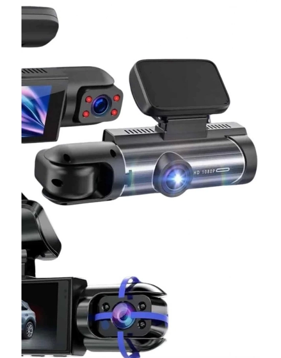 ® Araç İçi Full Hd Kamera Ön ve Arka Kameralı Ekranlı Araç Kamerası
