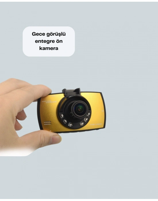 ® Araç İçi HD DVR Kamera G Sensor ve Hareket Algılama Özellikli