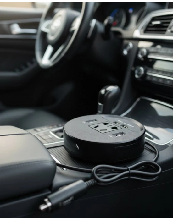 ® Araç İçi Power Inverter Çoklu USB Girişli Hızlı ve Güvenli Şarj