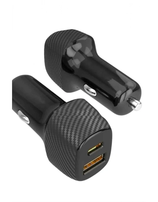 ® Araç İçi Şarj Cihazı 38W Güç Kapasiteli Type-C Girişli Araba Çakmaklık