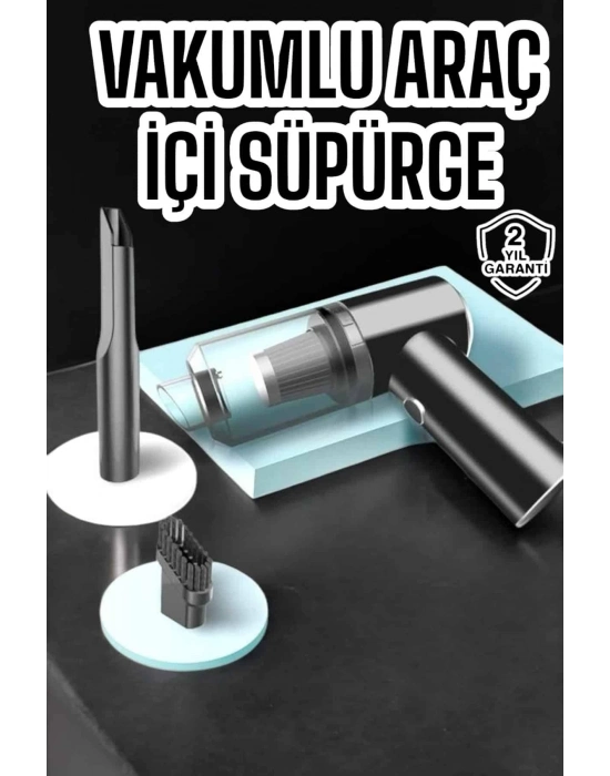 ® Araç İçi Süpürge Vakumlu Şarjlı Süpürge Filtreli