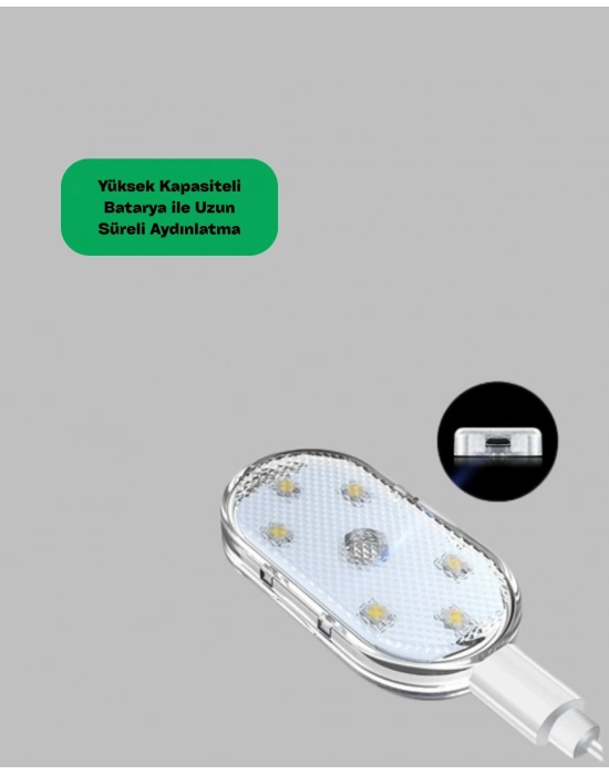 ® Araç İçi ve Ev Kullanımı İçin 7 Renkli Dekoratif LED Lamba