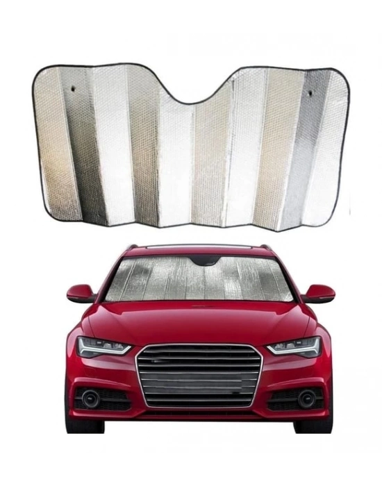 ® Araç Ön Cam Katlanabilir Güneşlik UV ve Isı Koruma Renault Megane Fiat Egea Hyundai i20 Opel Astra