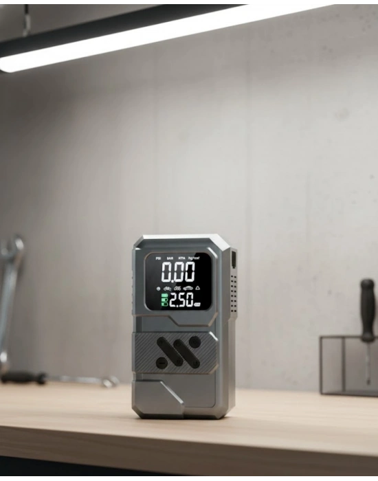 ® Araçlar İçin Akü Takviye Lastik Şişirme ve Powerbank Cihazı