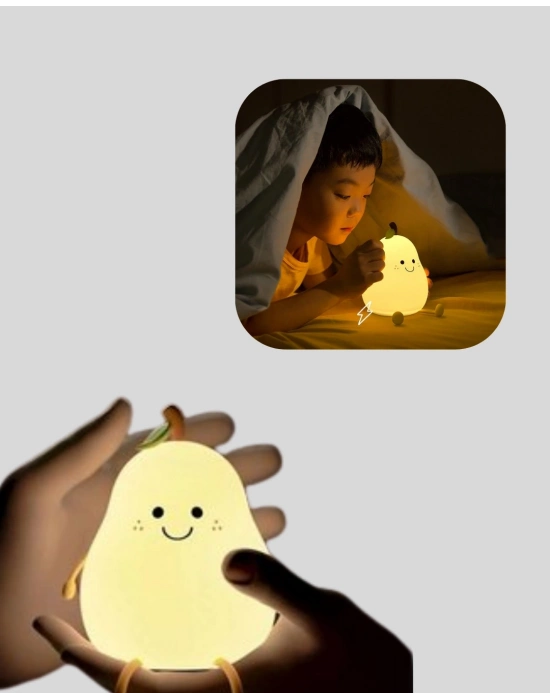 ® Armut Gece Lambası USB Şarjlı Ayarlanabilir LED Işık