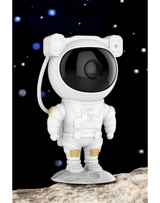 ® Astronot Bluetooth Hoparlör Gökyüzü Projektör Gece Lambası