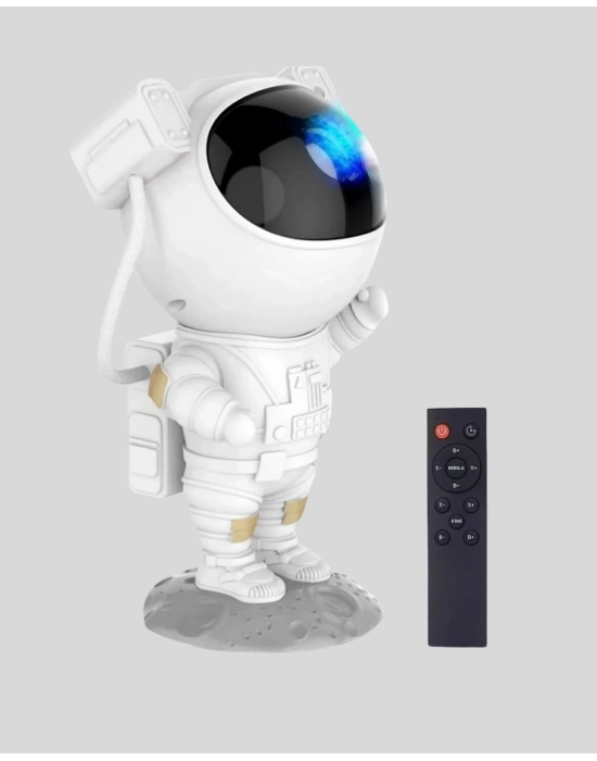 ® Astronot Galaksi Projeksiyon Lambası Bluetooth Bağlantılı ve Uzaktan Kontrollü