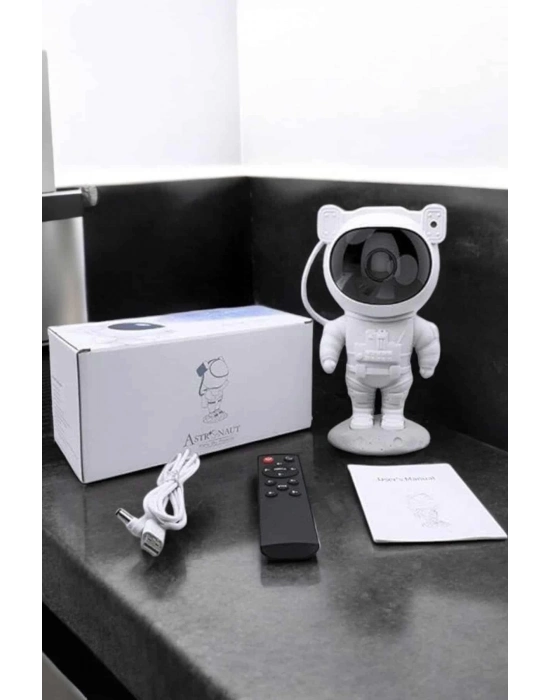 ® Astronot Görünümlü Projeksiyon Speaker Taşınabilir
