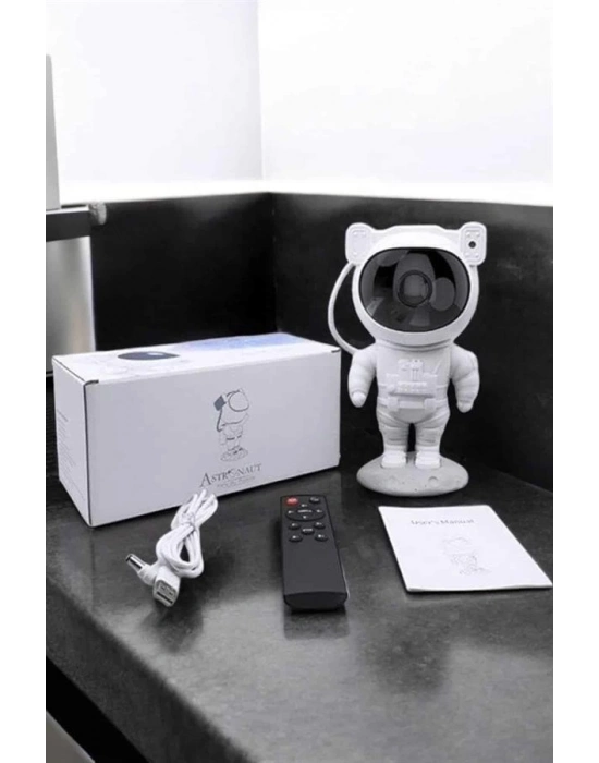 ® Astronot Görünümlü Projeksiyon Speaker Taşınabilir