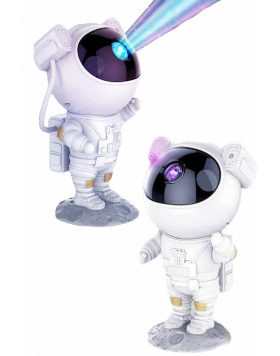 ® Astronot Şeklinde Bluetooth Hoparlör Gökyüzü Kumandalı Aydınlatma Lamba