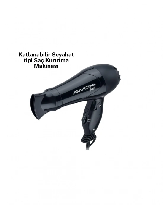 AWOX MİNİ FÖN SİYAH