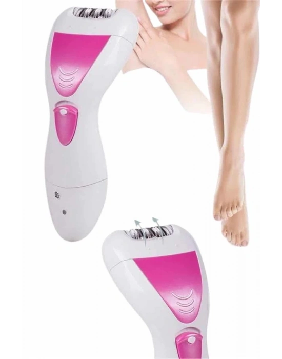 ® Ayak Törpü Başlıklı Epilatör Aleti 4 Başlıklı Taşınabilir Şarjlı Epilasyon Cihazı