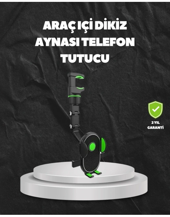 ® Ayarlanabilir Dikiz Aynası Telefon Tutucu Sağlam ve Şık Tasarım