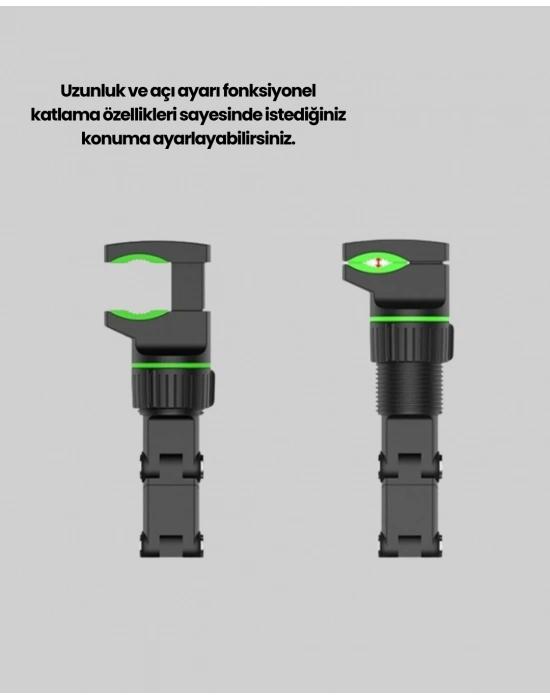 ® Ayarlanabilir Dikiz Aynası Telefon Tutucu Sağlam ve Şık Tasarım