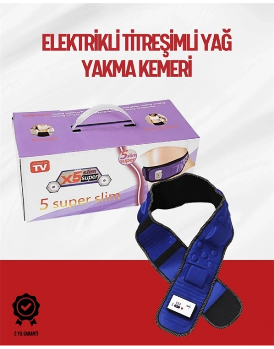 ® Ayarlanabilir Hızlı Elektrikli Masaj Kemeri – Yağ Yakımına Yardımcı