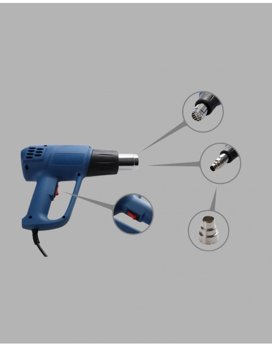 ® Ayarlanabilir Isı Tabancası Boya Sökme Lehim Isıtma