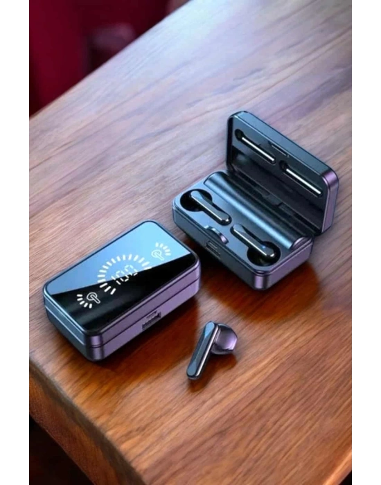 ® Aynalı Bluetooth Kulaklık Telefon Standlı Dijital Göstergeli