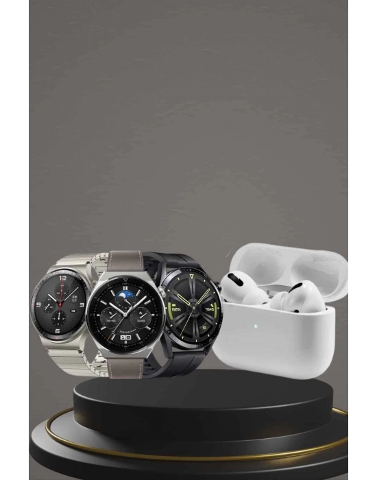 ® Aynalı Bluetooth Kulaklık Yeni Nesil Akıllı Saat Titreşimli Nabız Ölçer Spor Modları