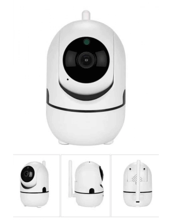 ® Baby Kamera Kablosuz 720P Beyaz 360 Derece Wifi Kamera Full HD 1080p