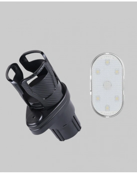 ® Bardak Tutucu ve Manyetik LED Ambiyans Işığı 2’li Set