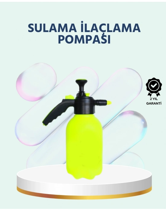 ® Basınçlı El Pompası 2 Litre Bakır Nozul Ayarlı Jet ve Dağınık Atım