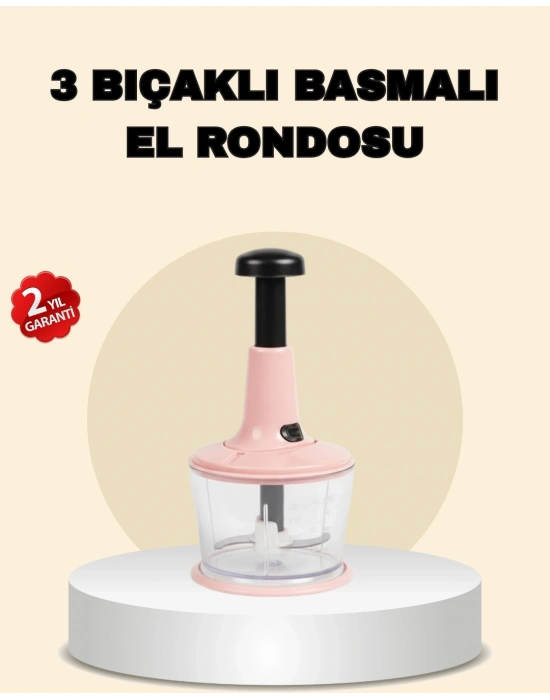 ® Basmalı Manuel Rondo Hızlı ve Zahmetsiz Doğrama