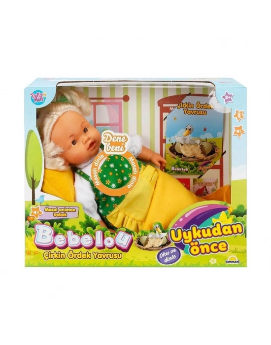 ®  Bebelou Uykudan Önce Bebeği Masal Anlatan Çirkin Ördek Yavrusu 40 cm.